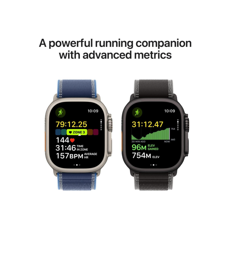 Смарт-часы Apple Watch Ultra 3 GPS + Cellular 49mm Black Tit. Case w. Black Ocean Band (MF0J4)