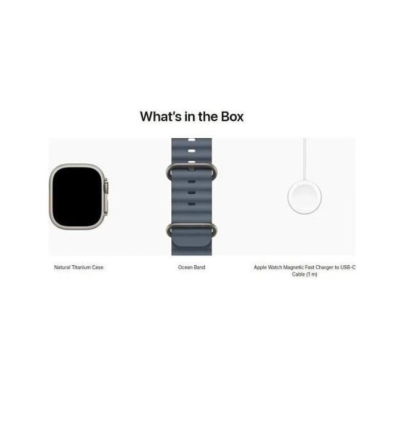 Смарт-часы Apple Watch Ultra 3 GPS + Cellular 49mm Natural Tit. Case w. Anchor Blue Ocean Band (MEWH4)