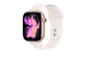 Смарт-годинник Apple Watch Series 11 GPS 42mm Rose Gold Alu. Case w. Light Blush S. Band – S/M (MEU04)