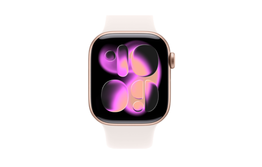 Смарт-часы Apple Watch Series 11 GPS 42mm Rose Gold Alu. Case w. Light Blush S. Band — S/M (MEU04)