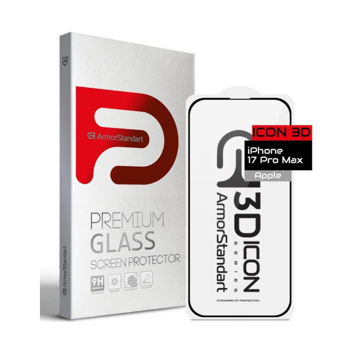 Захисне скло для телефону ArmorStandart Icon 3D Apple iPhone 17 Pro Max (ARM86214)