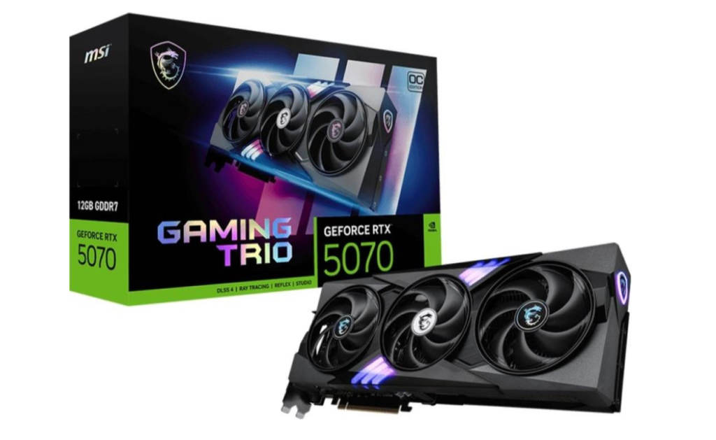 Відеокарта MSI GeForce RTX 5070 12G GAMING TRIO OC (912-V532-029)