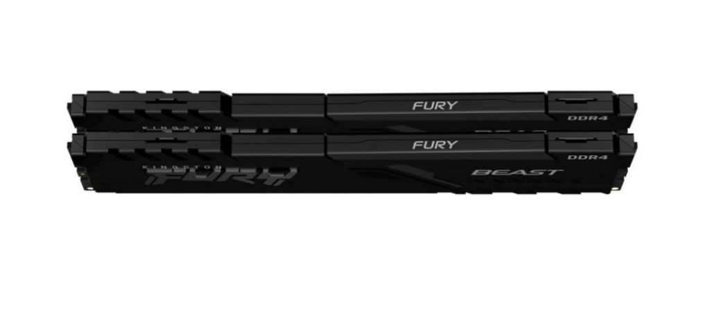 Пам’ять для настільних комп’ютерів Kingston FURY 32 GB (2x16GB) DDR4 3600 MHz Beast Black (KF436C18BBK2/32)