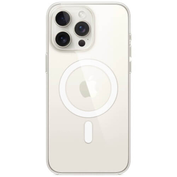 Чохол-накладка Apple iPhone 15 Pro Max Clear Case with MagSafe (MT233)
