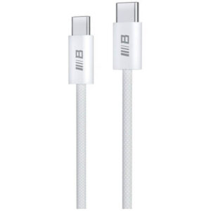 Кабель Blueo Braided PD Fast Charging USB-C to USB-C Cable (2m) White (BL012CC2)