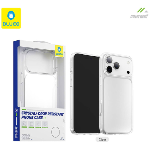 Чохол-накладка Blue Crystal Drop Case для iPhone 17 Pro Transparent (B37-I17PTR)