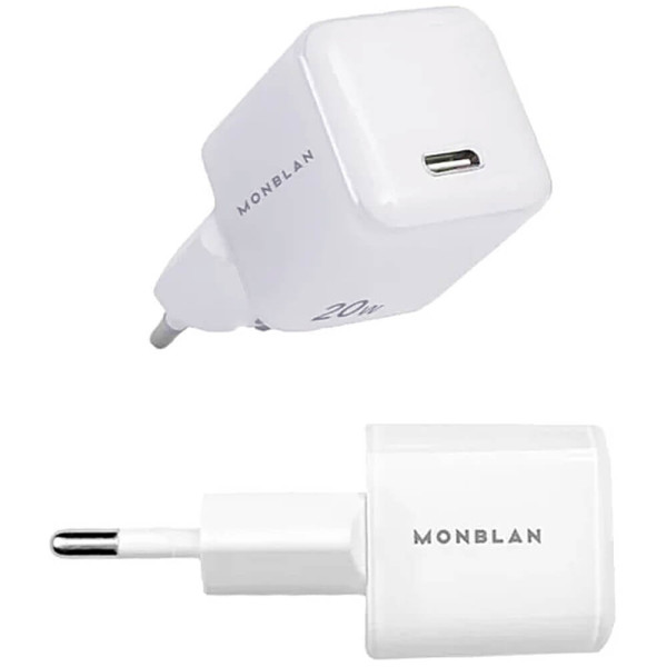 Зарядний пристрій Monblan 20W USB-C Nano Series White