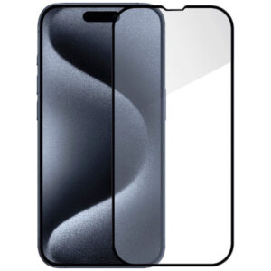 Захисне скло Monblan для iPhone 15 Pro Max 2.5D Anti Static 0.26mm (Black)