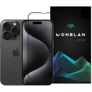 Захисне скло Monblan для iPhone 17/16 Pro 2.5D Anti Static 0.26mm Black